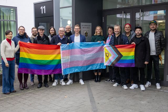 Pressefoto zur Einführung des Selbstbestimmungsgesetz